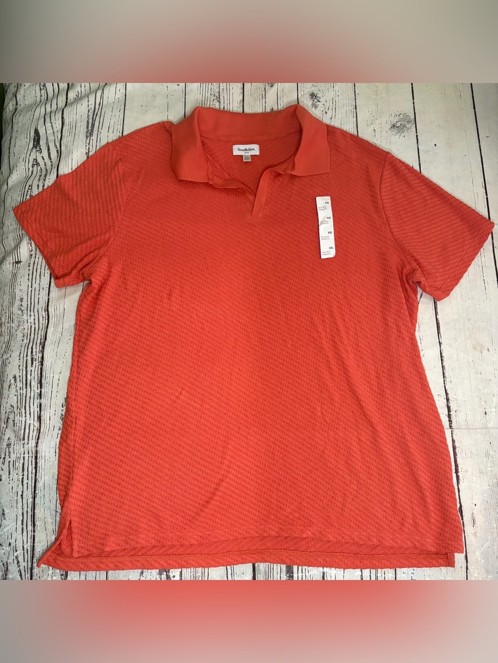 Goodfellow & Co Men’s Coral-Orange Polo Shirt